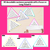2 for LONG VOWEL U WORDS - Decodable Sentences Pyramids - Phonics Fluency