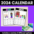 1 for 2024 Calendar Templates - End of Year Gifts for Parents & Students