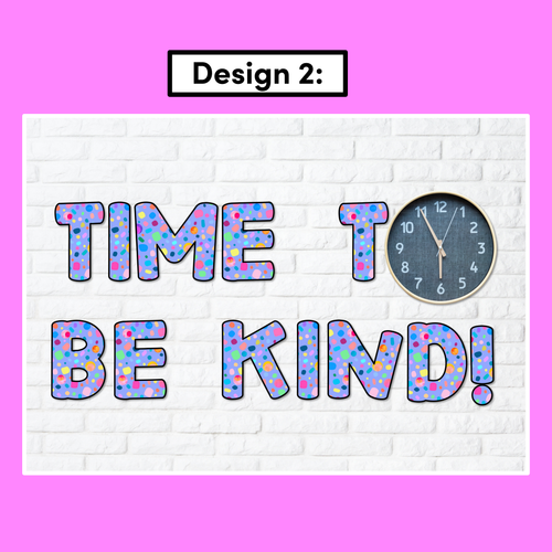 Resource preview 3 for TIME TO BE KIND - Kasey Rainbow Kindness Display