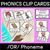 1 for R-CONTROLLED VOWEL SOUND OR Clip Cards - Ways to spell the OR sound