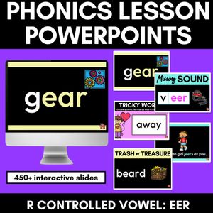 R-Controlled Vowel EER Powerpoint| EER EAR ERE