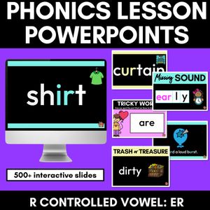 R-Controlled Vowels | ER Sound Powerpoint
