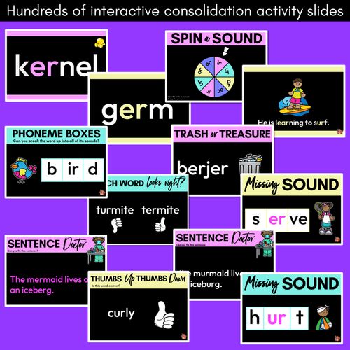 Resource preview 4 for R-Controlled Vowels | ER Sound Powerpoint