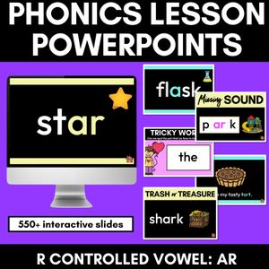 R-Controlled Vowel- AR Sound Powerpoint