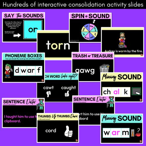 Resource preview 4 for R Controlled Vowels | Or Sound Powerpoint