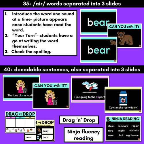 Resource preview 3 for R-Controlled Vowel | AIR Sound Powerpoint