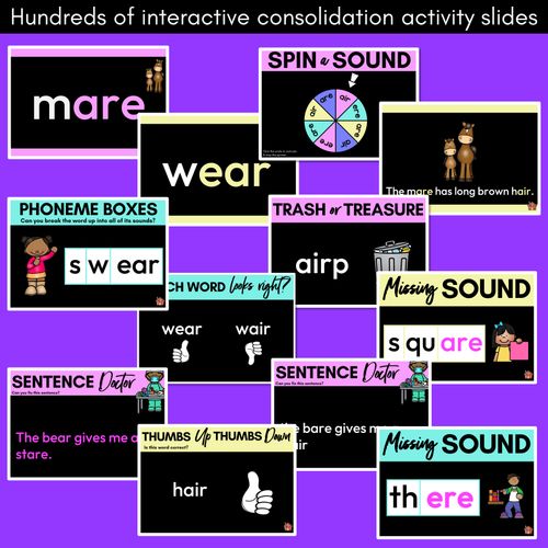 Resource preview 4 for R-Controlled Vowel | AIR Sound Powerpoint