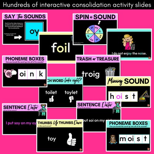 Resource preview 4 for Diphthongs | OY Sound Powerpoint