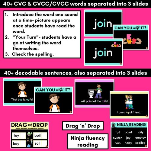 Resource preview 3 for Diphthongs | OY Sound Powerpoint