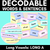 1 for Long Vowel A Decodable Words and Sentence Cards