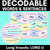 1 for Long Vowel U Decodable Words and Sentence Cards