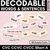 1 for Neutral CVC CVCC CCVC Short A Decodable Words and Sentence Cards
