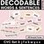 1 for Neutral CVC CVCC CCVC Decodable Words and Sentence Cards - Set 3 - j f e k w y z v 