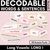 1 for Neutral Long Vowel I Decodable Words and Sentence Cards 