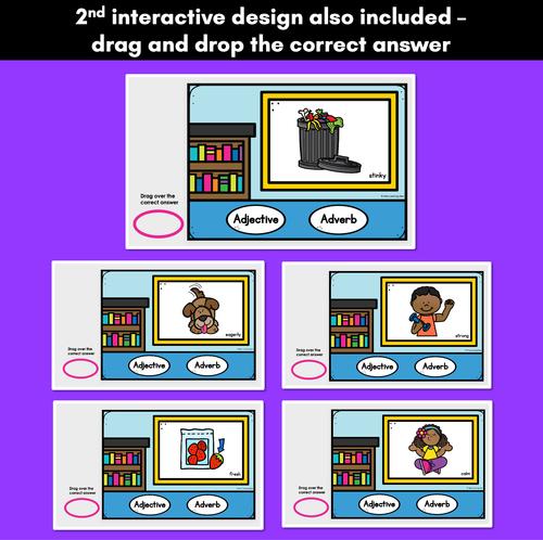 Resource preview 2 for Adjective or Adverb Interactive PowerPoint Slides