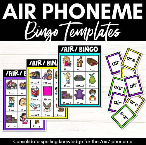 Resource preview 1 for AIR SOUND BINGO
