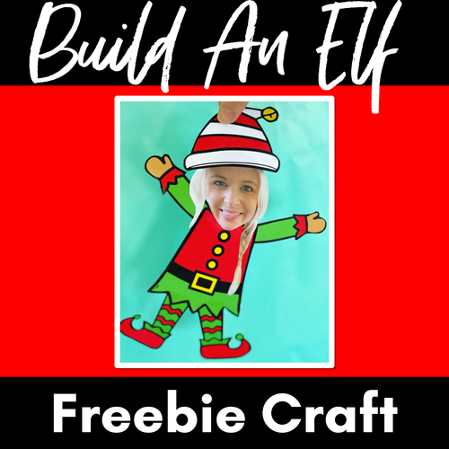 Resource preview 1 for Build An Elf CHRISTMAS CRAFT FREEBIE