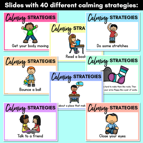 Resource preview 2 for Calming Strategies for Children - Mindfulness in the Classroom POWERPOINT