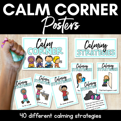 Resource preview 1 for Calm Corner Ideas - Mindfulness and Calming Strategies for Children