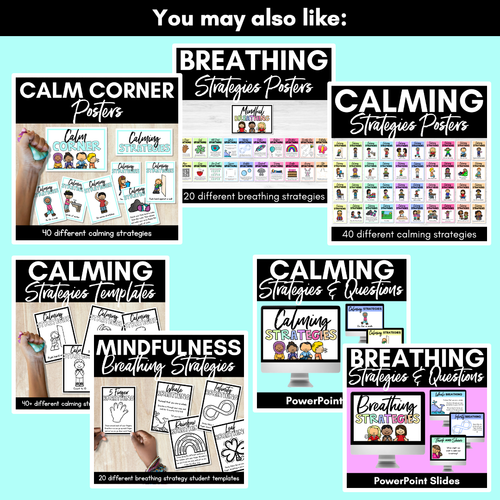 Resource preview 4 for Breathing Exercises for Kids - Mindful Breathing Strategies