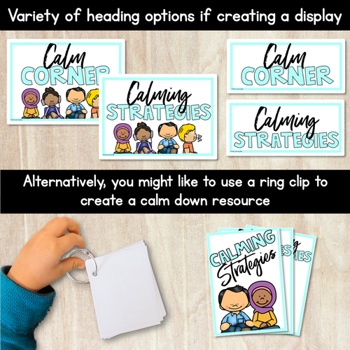 Resource preview 3 for Calm Corner Ideas - Mindfulness and Calming Strategies for Children