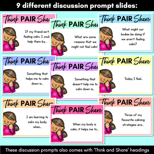 Resource preview 3 for Calming Strategies for Children - Mindfulness in the Classroom POWERPOINT