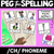 1 for CH TCH CLIP CARDS - Consonant Sounds Phonics Game
