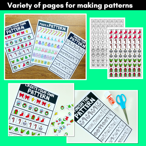 Resource preview 4 for Christmas Activities Kindergarten | Christmas Math