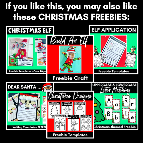Resource preview 3 for Dear Santa Craftivity & Writing Prompt