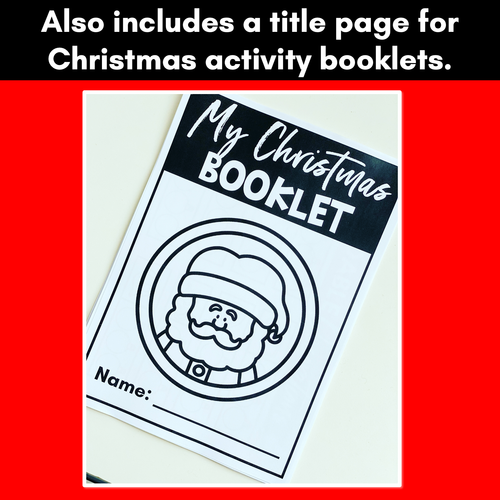 Resource preview 2 for Christmas Coloring & Design Pages FREEBIE
