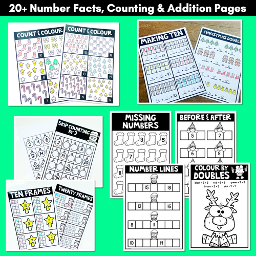 Resource preview 1 for Christmas Activities Kindergarten | Christmas Math