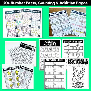 Christmas Activities Kindergarten | Christmas Math