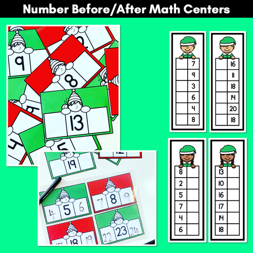 Resource preview 3 for Christmas Activities Kindergarten | Christmas Math