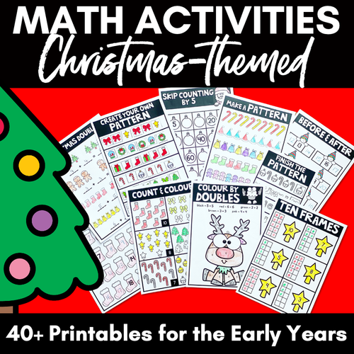 Resource preview 2 for Christmas Activities Kindergarten | Christmas Math