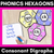 1 for Consonant Digraph Words Phonics Activity - Phonics Hexagons