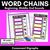 1 for Consonant Digraph Word Chains for Beginning, Middle & End Sounds-Decodable Activities 