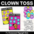 1 for Consonant Digraph Words Phonics Game - CLOWN TOSS Phonics Game