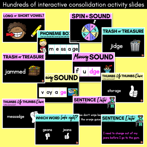 Resource preview 4 for Consonant Sound J PowerPoint | J G DGE GE