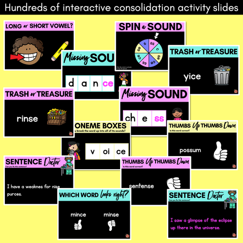 Resource preview 4 for Consonant Sound S PowerPoint | S SS C CE SE