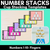 1 for Number Stacks - Cup Stacking Templates - Numbers 1-10 - FINGERS