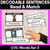 1 for Decodable CVC Sentences - Read and Match Set 3 - Kindergarten Phonics