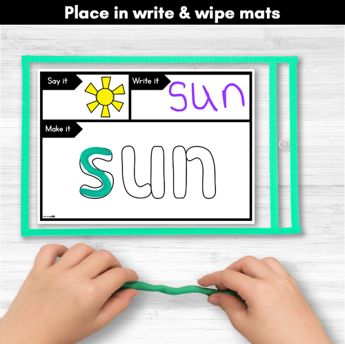 Resource preview 2 for CVC Playdoh Mats