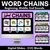 1 for CVC Word Chains for Beginning, Middle & End Sounds - Decodable PowerPoint 