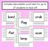 3 for READ THE ROOM - Decodable Words Phonics Activity - CVCC CCVC Short A Words 