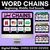 1 for CVCC CCVC Word Chains for Beginning, Middle & End Sounds - Decodable PowerPoint