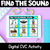 1 for Digital Phonics Slides for CVC Words | Beginning, Middle & End Sounds