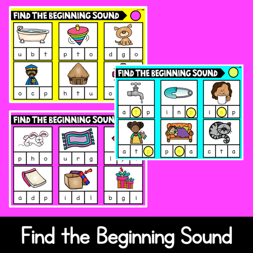 Resource preview 2 for Digital Phonics Slides for CVC Words | Beginning, Middle & End Sounds