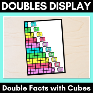 Doubles Display - Doubles Facts with Cubes