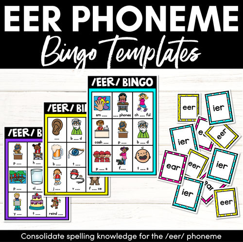 Resource preview 1 for EER SOUND BINGO
