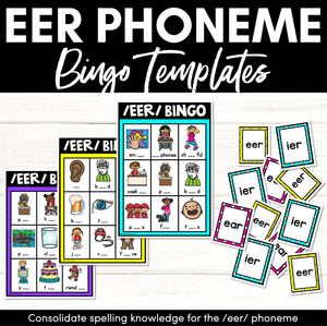 EER SOUND BINGO